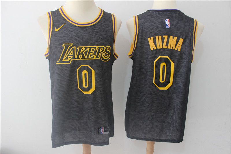 Men Los Angeles Lakers #0 Kuzma City Edition Game Nike NBA Jerseys->los angeles lakers->NBA Jersey